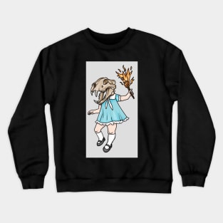 Killer skull girl Crewneck Sweatshirt